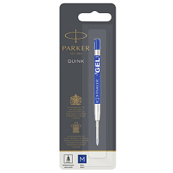Стержень гелевый, метал., M (средний) 0,7 мм, 98 мм д/шарик. ручки Parker, синий