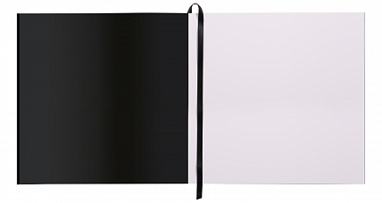 Скетчбук "Rhodia Touch" 21*21 см, 300г/м2 , 20л, 100% хлопок, хол. пресс., черный