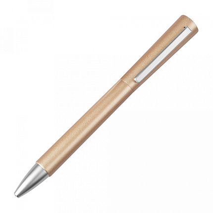 Ручка шарик/автомат "Cocoon" 1,0 мм, метал., медный/серебристый, стерж. синий