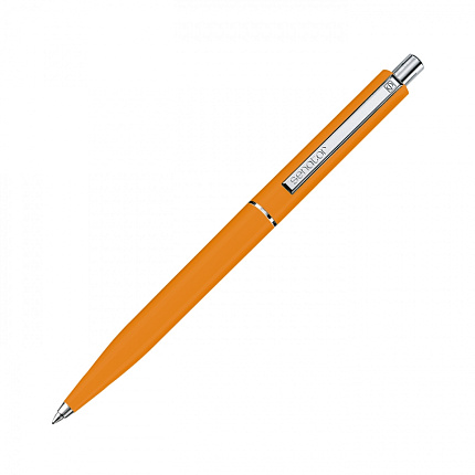Ручка шарик/автомат "Point Polished" X20 1,0 мм, пласт./метал., глянц., оранжевый, стерж. синий