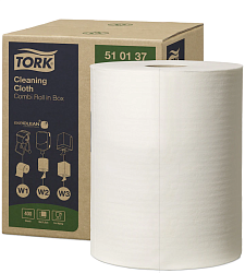 Материал нетканый Tork Premium, 1-сл., 152м, W1/W2/W3