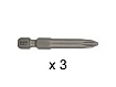 Насадка (бита) PH2 49 мм BOSCH (3 шт.)
