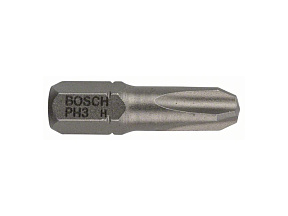Насадка (бита) крестообразная PH3 25 мм ECO BOSCH ( посадочн. шестигранник 1/4 ")