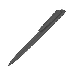 Ручка шарик/автомат "Dart Polished" 1,0 мм, пласт., глянц., антрацит, стерж. синий
