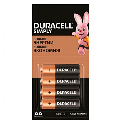 бат_гальв. эл-т щел. (алкал.) 1,5 V LR6/HBDC (AA) DURACELL EXTRA LIFE 4шт