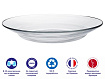 Тарелка глубокая суповая стеклянная, 230 мм, серия Lys Clear, DURALEX (Франция)