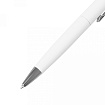 Ручка шарик/автомат "Soul" 1,0 мм, метал., белый/серебристый, стерж. синий
