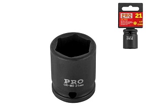 Головка ударная 1/2"" 21мм 6гр. PRO STARTUL (PRO-30021)
