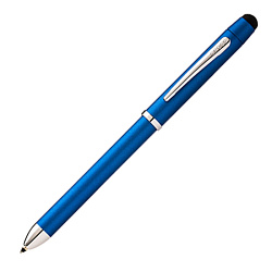Ручка многофункц. "TECH3" метал., подарочн. упак., 3 функц., синий