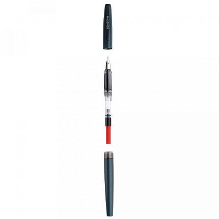Ручка перьевая EF "Малевичъ" метал., с конвертером, бирюзовый перламутр 