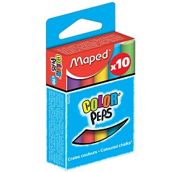 Мелки д/доски 10 шт. "Color Peps" кругл., ассорти