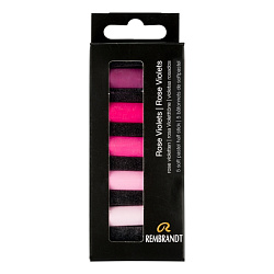 Пастель мягкая "Rembrandt Half Pastel" набор, 5 цв., красно-фиолетовые