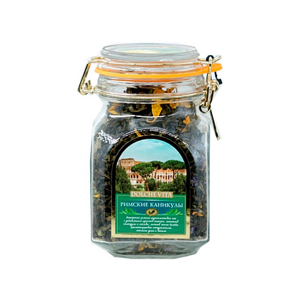 Чай "Dolche vita" ст/б, 125 гр., зеленый, "Римские каникулы"