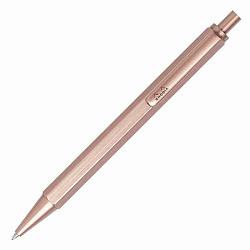 Ручка шарик. "scRipt" 0,7 мм, метал., розовое дерево, стерж. черный