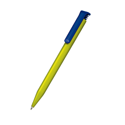 Ручка шарик/автомат "Super Hit Mix & Match" 1,0 мм, пласт., глянц., желтый 7406/синий 288, стерж. синий