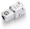 Переходник квадрат-шестигранник 1/4""-10мм TOPTUL