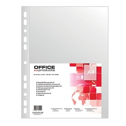 Папка карман А4, стандарт,  40 мк, 100 шт. "Office products"
