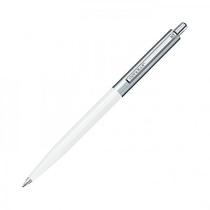Ручка шарик/автомат "Point metal" 1,0 мм, пласт./метал., т.-зеленый/серебристый, стерж. синий