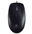 комп. мышь B100 (проводная.оптич., USB) Black Logitech