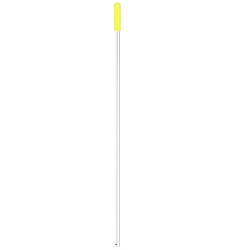 Ручка для МОПа алюминиевая 130см, d=22мм, цв.желтый