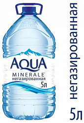 Вода питьевая "Аква Минерале" негазир., 5 л., пласт. бутылка