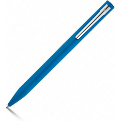 Ручка шарик/автомат "Wass" 0,7 мм, метал., упак., синий, стерж. синий