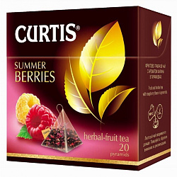Чайный напиток "Curtis" 20 пак*1,7 гр., со вкусом и аром. малины, Summer Berries