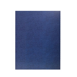 Тетрадь А4 40 л., в клетку "Эконом" спираль сбоку, обл. карт., синий