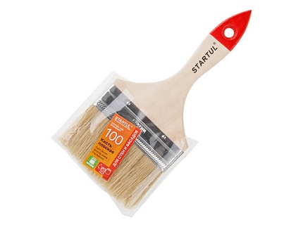 Кисть плоская 4""-100мм STARTUL STANDART+