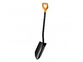 Лопата штыковая с удлиненным лезвием  XL Blade FISKARS (черная)