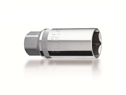 Головка свечная 1/2"" 21мм TOPTUL