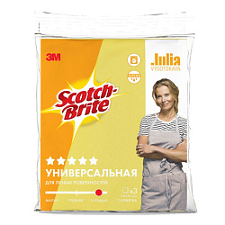 Салфетки универсальные"SCOTCH-BRITE" ULTRA 380*400мм. 3шт./уп.