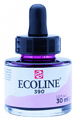 Краски жидкая акварель "ECOLINE" 390 розовый пастельный 30 мл.