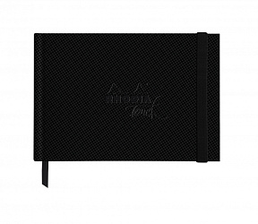 Скетчбук "Rhodia Touch" 14,8*10,5 см, 300г/м2 , 20л, 100% хлопок, гор. пресс,  черный