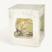 Шар елочный декоративный "Мышиное семейство" d10 см, стекл., разноцветный