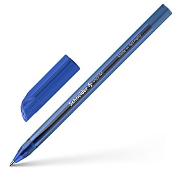 Ручка шарик. "Vizz M" пласт., синий, стерж. синий