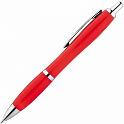 Ручка шарик/автомат "Wladiwostock" 0,7 мм, пласт./метал., красный, стерж. синий