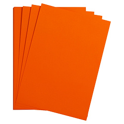 Бумага цветная "Maya" А4 120г/м2, оранжевый