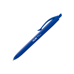 Ручка шарик/автомат "P1touch" 1,0 мм, пласт., синий, стерж. синий