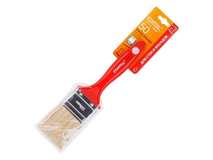 Кисть плоская 2""-50мм смеш. щетина (стены, фасады) STARTUL MASTER (покраска стен и фасадов, флейцевая малярная, ЛКМ на водной основе)