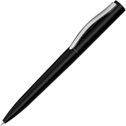 Ручка шарик/автомат "Titan One" 1,0 мм, метал., черный/серебристый, стерж. синий
