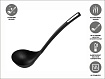 Черпак, STARCOOK, черная, PERFECTO LINEA
