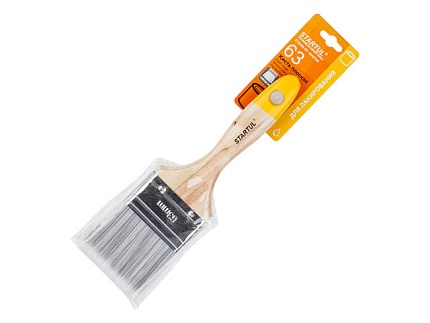 Кисть плоская 2,5""-63мм синтет. щетина (лаки) STARTUL MASTER
