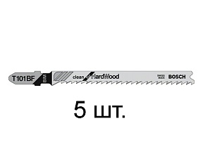Пилка лобз. по дереву/ламинату T101BF (5 шт.) BOSCH