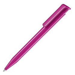 Ручка шарик/автомат "Super Hit Polished" 1,0 мм, пласт., глянц., розовый, стерж. синий