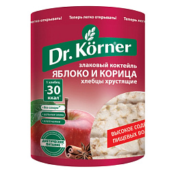 Хлебцы "Dr.Korner" со вкусом яблока с корицей , 90 г