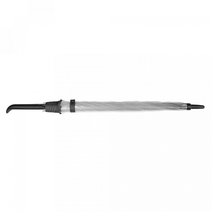 Зонт-трость автомат. 103 см, ручка пласт. "Vip" прозрачный/черный