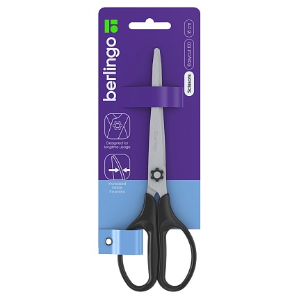 Ножницы Berlingo "Easycut 100" 18см, европодвес DNn_18040