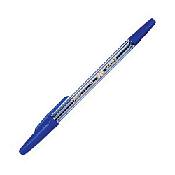 Ручка шарик. "Corvina" 1,0 мм, пласт., прозр., стерж. синий