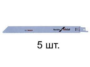 Пилка сабельная по металлу S1122EF (5 шт.) BOSCH (пропил прямой, тонкий, для подгоночных пропилов)